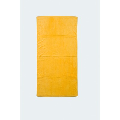 Velour Beach Towel (34" x 66") Yellow (Blank)