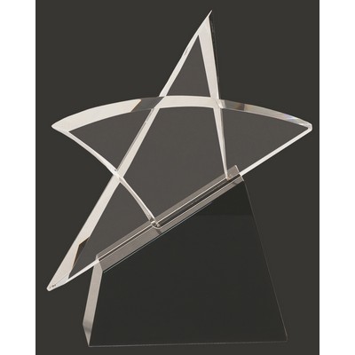 Fabulous - M Optic Crystal Star Award - 8 3/4'' h