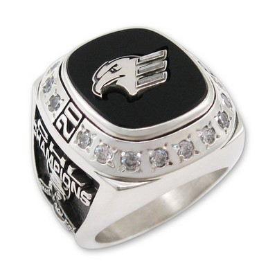 Championship Series Men's Collegiate Ring (Logo In Center Stone)