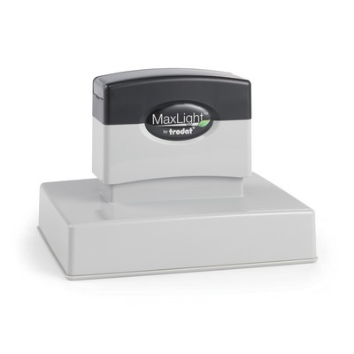 MaxLight™ Pre Inked Rectangle Stamp (2 3/4" x 3 3/4")