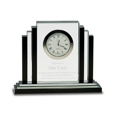 Crystal Executive Desk Clock