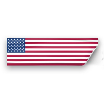 USA Window Decals 3x10 inch