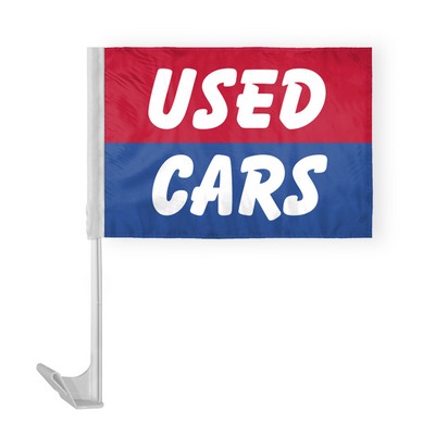 Used Cars Car Flags 12x16 inch