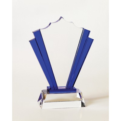 Blue Crystal Crown Award (10")