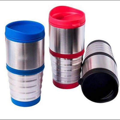 16 Oz. Stainless Steel Tumbler w/Grip