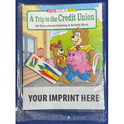 A Trip to the Credit Union Coloring & Activity Book Fun Pack