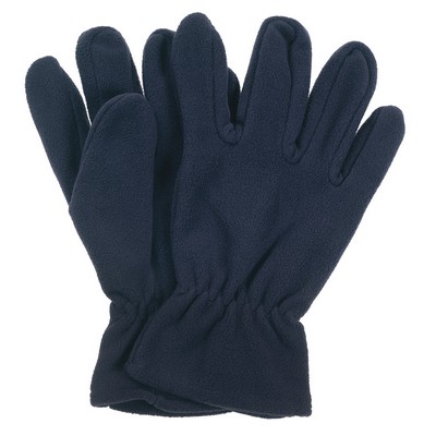 Navy Blue Fleece Gloves