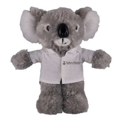 Soft Plush Stuffed Koala in doctor's jacket.