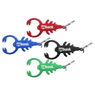 Scorpion Shape Bottle Opener w/ Key Chain