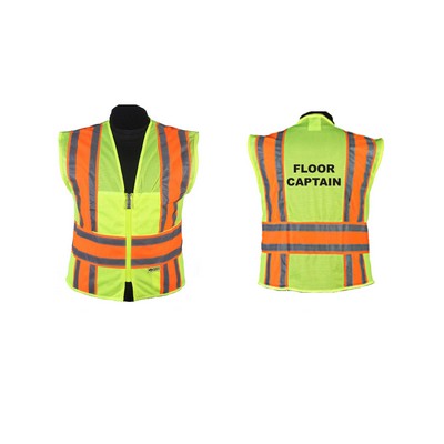 Green safety vest, Minnesota style (med-5xl)