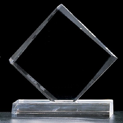 Clear Diamond Acrylic Award (6"x 7 3/8")