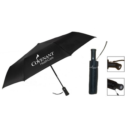 The Storm Flash Auto Open/Close Flashlight Umbrella