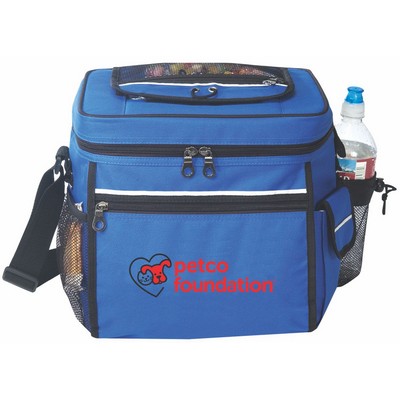 Picnic Cooler Bag, blue cooler bag