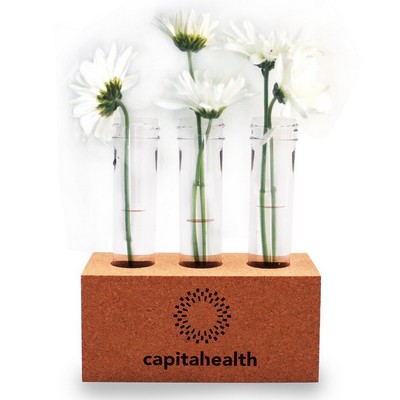 Cork Test Tube Vase