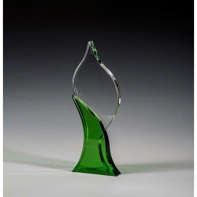 10 3/4" Spade Crystal Award