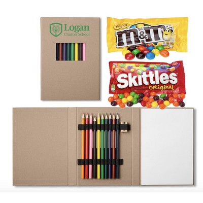 Low Minimum - Art Pencil Activity Set with Candy