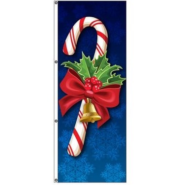 Avenue Banners Holiday Flag (Candy Cane)