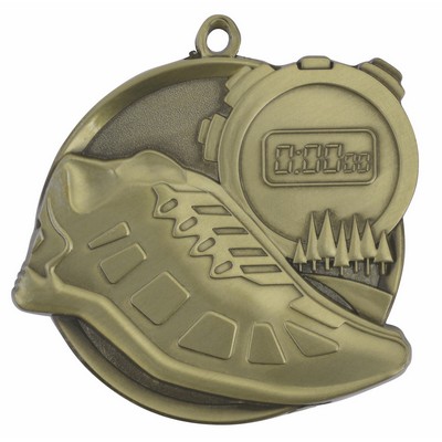 Cross Country Mega Medal - 2-1/4"