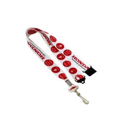 1"W Double- Sides Sublimation Lanyard