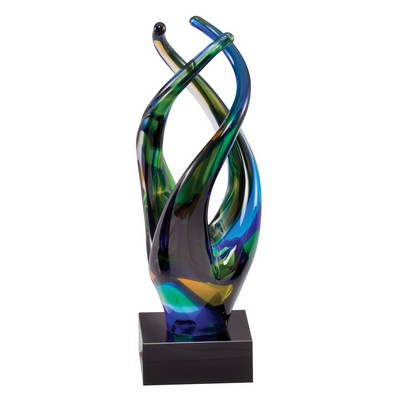 Swirl Art Glass