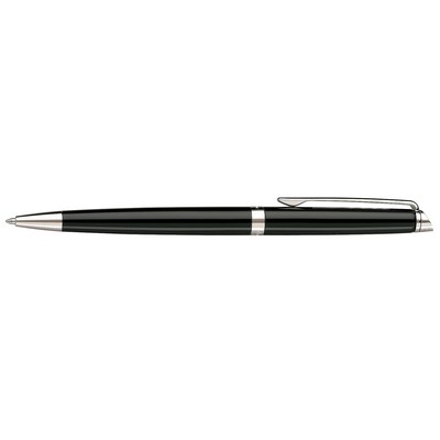 Waterman Hemisphere Ballpoint Pen Black Lacquer Chrome Trim