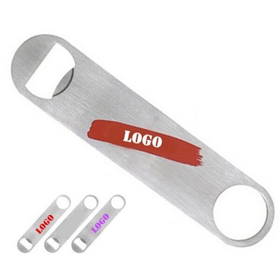 Stainless Steel Bartender's Bottle Opener