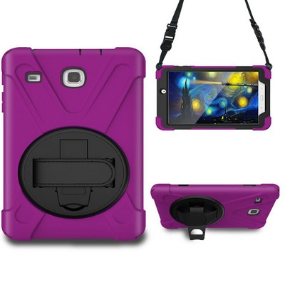 Kidder Galaxy Tab A 10.1 360 degree Rotating Case (Purple)