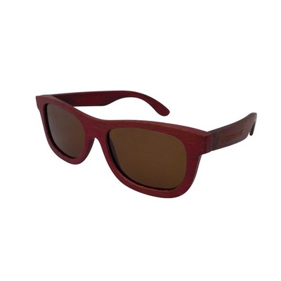 Stained Bamboo Wood Sunglasses