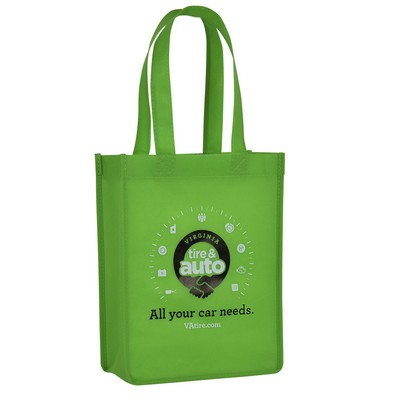 Custom 80g Non-Woven PP Tote Bag 9"x12"x3"