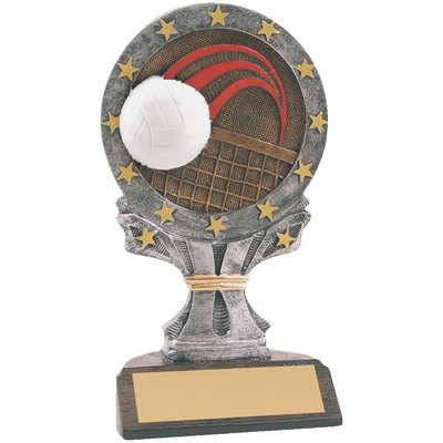 6 1/4" Volleyball All Star Resin