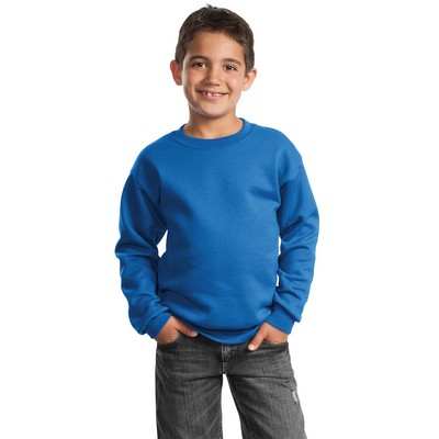 Port & Company® Youth Core Fleece Crewneck Sweatshirt