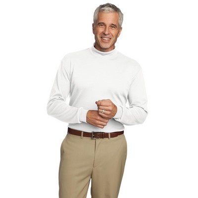 Port Authority® Interlock Knit Mock Turtleneck Shirt