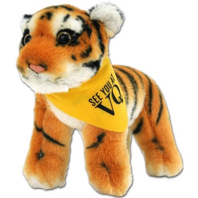 8" Stuffed Jungle Animal - Standing Bengal Tiger