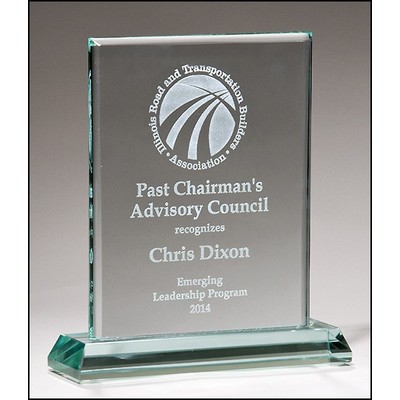 Premium Series Jade Glass Award (4"x 5")