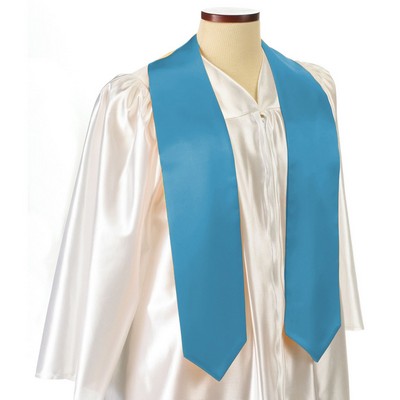 Medium Blue 72" Graduation Stole