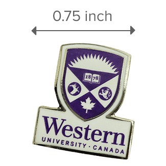 0.75" Printed Lapel Pin