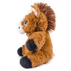 7" Plush Toy Horse Stuffed Animal With Customizable T-Shirt