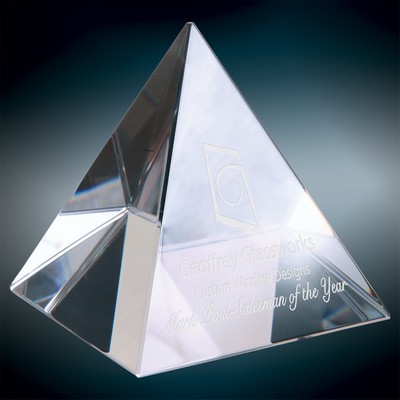 Large Crystal Pyramid Award