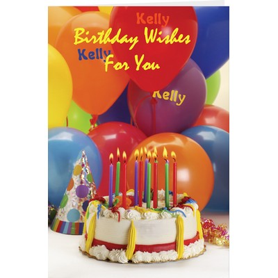 Take the Cake Birthday Greeting Card with Free Song Download