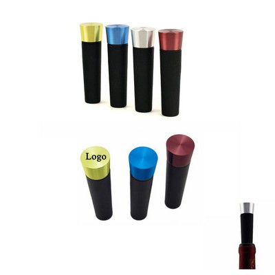 Silicone Aluminum Wine Bottle Stopper