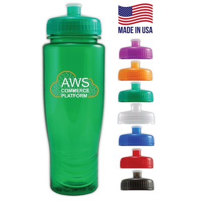 Polyclean Sports Bottle 28 oz push spout