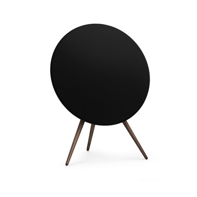 Bang & Olufsen BeoPlay Black A9 Home Speaker w/Walnut Legs