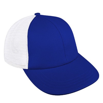 USA Made Low Style Contrast Snapback w/Mesh Back & Brushed Front