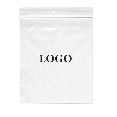 Ziplock Printed Bags With Hang Hole