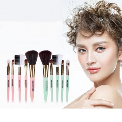 5 pcs Cheap Cosmetic Make Up Brush Set Kit