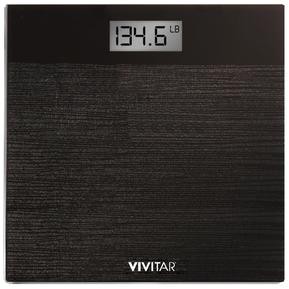 Vivitar® Black Digital Glitter Bathroom Scale