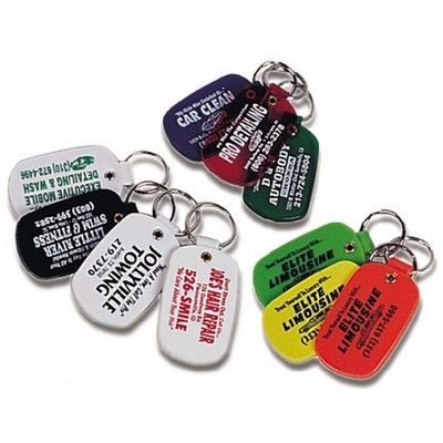 Oval Flexible Key Tag