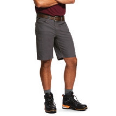 Ariat® Rebar™ Made Tough DuraStretch™ Men's Rebar™ Rebar™ Gray Short