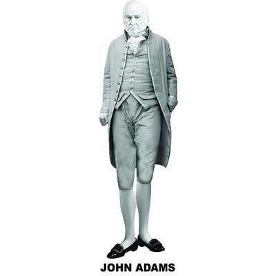 John Adams Cardboard Cutout Stand Up| Standee Picture Poster Photo Print