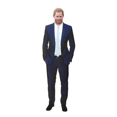 Prince Harry Cardboard Cutout Stand Up| Standee Picture Poster Photo Print Approx. 6 Feet Tall